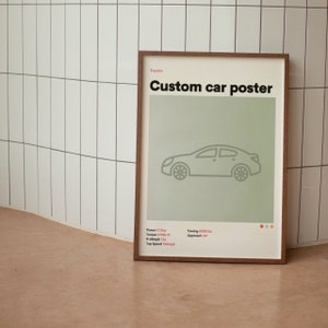 Poster auto personalizzato