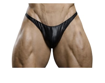 BLACK Professional Bodybuilding Posing Trunks for Bodybuilding Competitors
