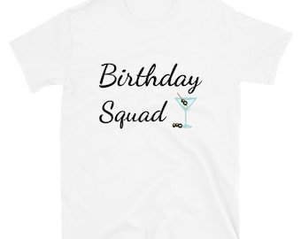 Anniversaire Squad T-Shirt Bday Haut pour Fille