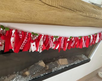 Cherries Garland Decor, 1.7m