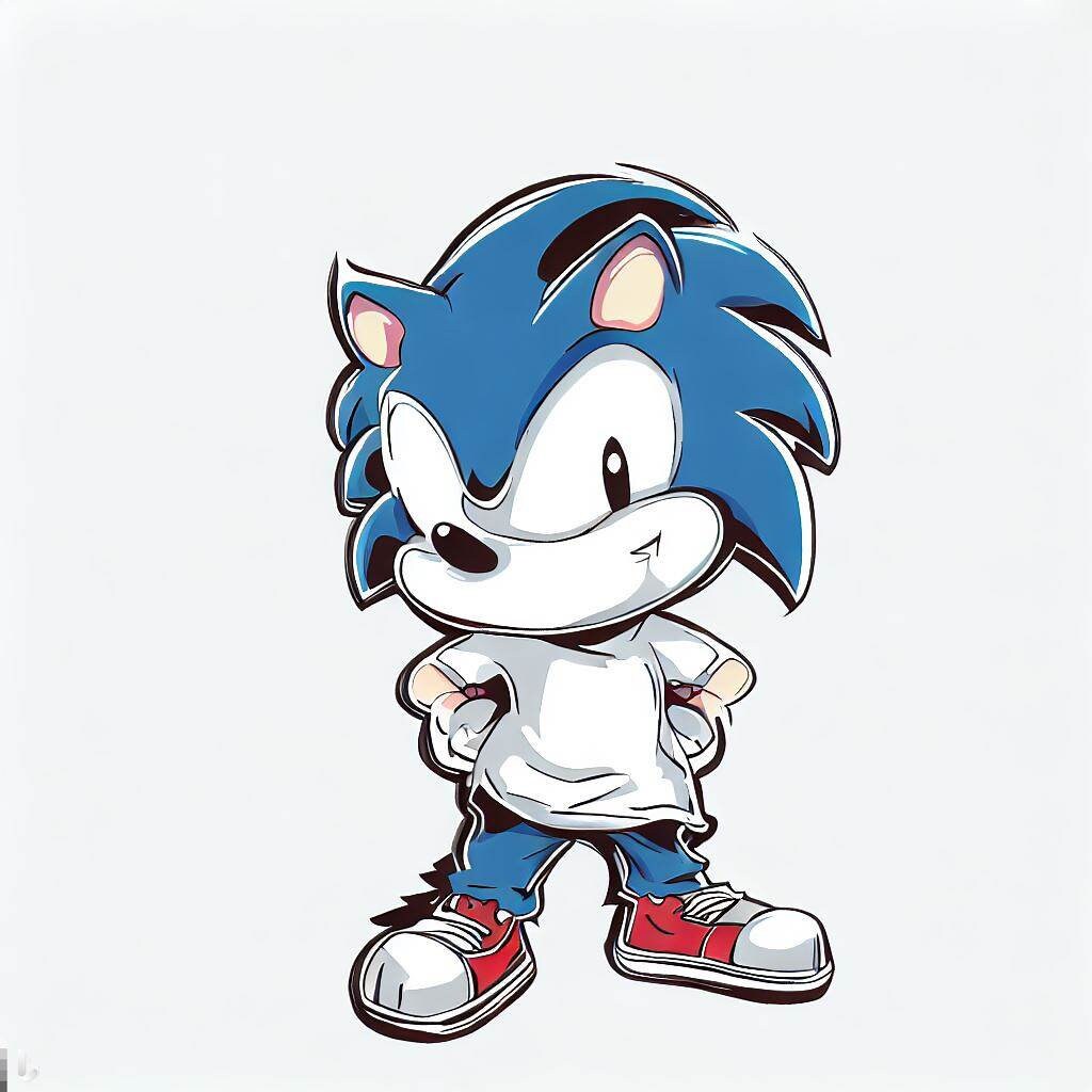 Sonic the Hedgehog Digital Art Prints svg, Jpg, & Png - Etsy Canada