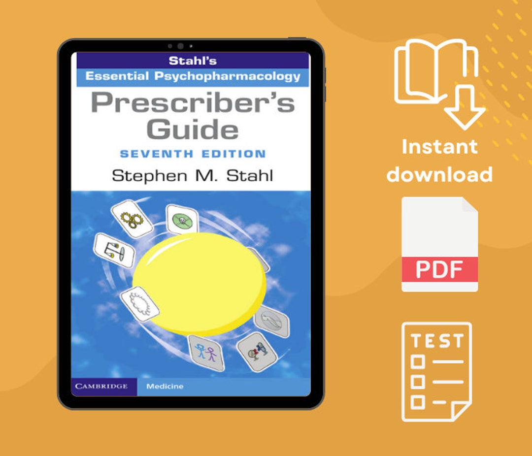 Prescriber's Guide Stahl's Essential - Etsy