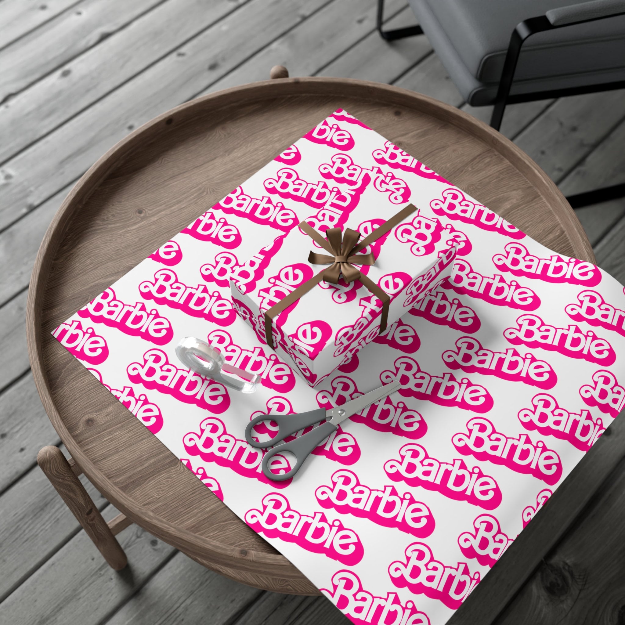 Barbie gift wrap roll sales