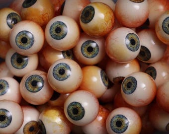 Hyper Realistic Resin rounded Eyeball  decor/photoshoot/halloween party/ witchcraft /SFX Makeup /Oddities Display