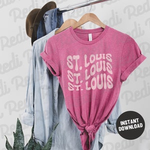 ST LOUIS SVG, stl svg, sublimation design, st louis png, st louis vector, commercial use, saint louis cardinals, st louis city sc, st louis
