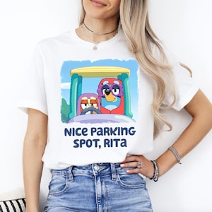 Blue Grannies Shirt Nice Parking Spot Rita Shirt Blue dog Grannies Shirt Blue shirts Adult shirts Unisex shirts Cute Toddler Tees Trendy