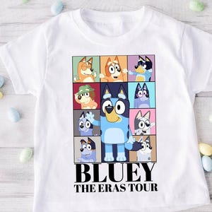 Blue Tour Shirt Blue Dog Family Matching Shirt Blue Dog Tour Cartoon Shirt Midnights Blue Shirt Funny Shirt Blue Shirt Toddler Shirt