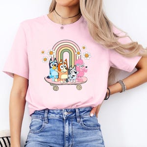 Blue Dog Midnight  Tour Shirt Dog Shirt Cute Shirts Cartoon Birthday Girl Tee Party Shirt Funny Tees Toddler Tee Cute Dog Shirt
