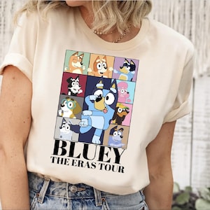 Blue Dog Era Shirt Blue Dog Family Matching Shirt Blue Dog Tour Cartoon Shirt Blue Shirt Funny Shirt Blue Shirt Toddler Shirt