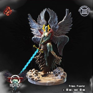 Primus Planetar - Shattered Heaven - 60mm Base - CrippledGodFoundry - Dungeons and Dragons - Pathfinder