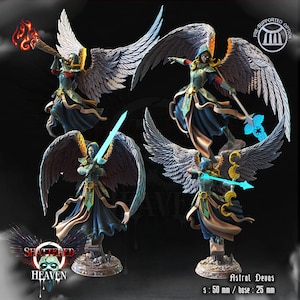 Astral Devas - Shattered Heaven - 25 mm Basis - CrippledGodschmiede - Dungeons and Dragons - Pfadfinder