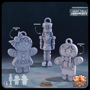 Xmas Ornaments - Christmas Village - Scatter Terrain - Terrain Essentials by CastNPlay - D&D - Wargaming - Tabletop Gaming