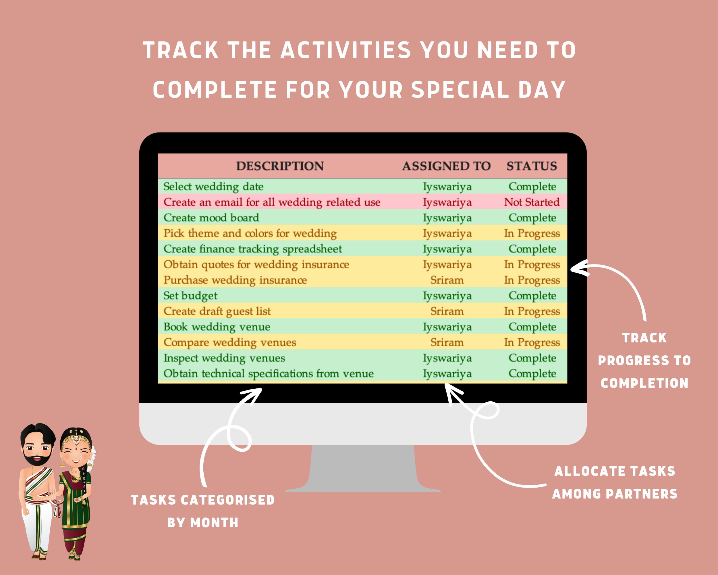 Tamil Wedding Planner Wedding Planning Spreadsheet Wedding Budget tamil-wedding-planner-wedding-planning-spreadsheet-wedding-budget