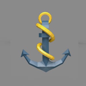 Wieszak, Wieszak papierowy, Origami, Szablon modelu papierowego DIY, Zestaw wzorów PDF puzzli 3D, potwór fantasy, tektura