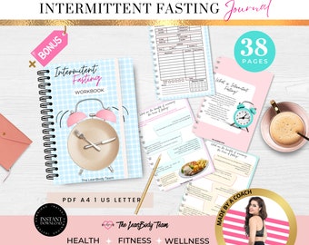 Intermittent Fasting tracker Printable Weight Loss planner Intermittent Fasting Journal Intermittent fasting planner weight loss tracker