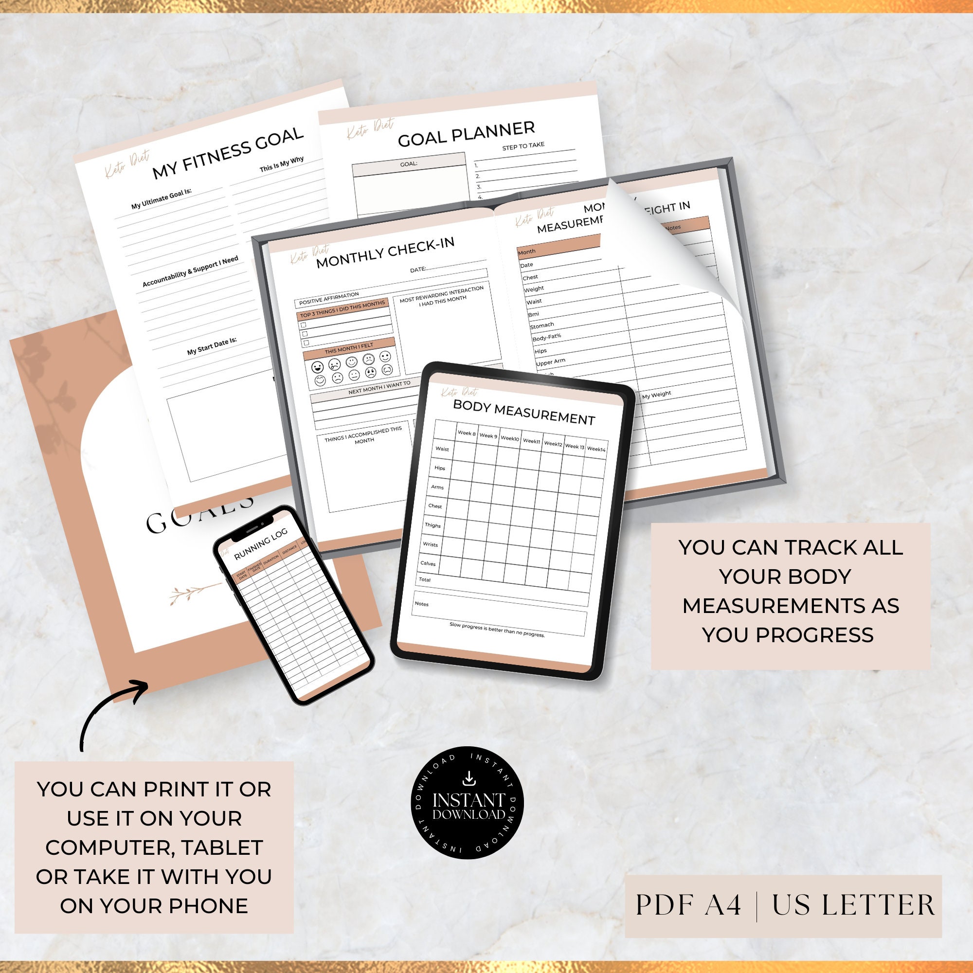 Printable Keto Diet Meal Plan for Weight Loss Printable Keto Diet Plan ...