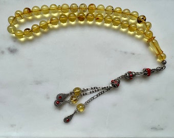 BALTIC AMBER | Tesbih| Rosary | tasbih| rosary prayer| prayer beads| Eid Gift