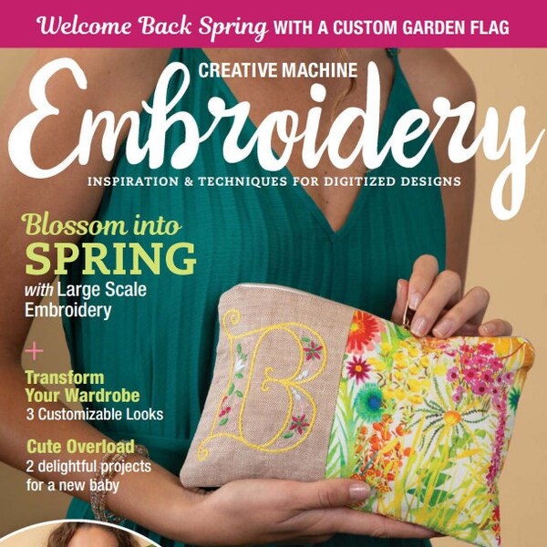 Creative Machine Embroidery – Spring 2024 Magazine (PDF)