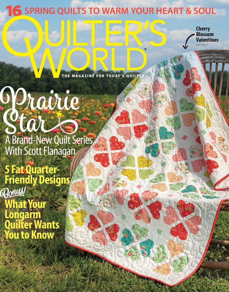 Quilters World Spring 2025 PDF Etsy
