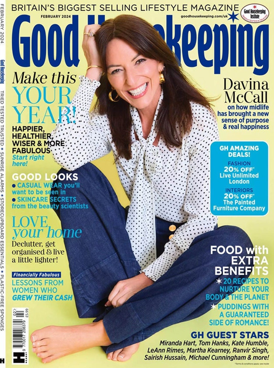 Good Housekeeping UK February 2024 Magazine PDF Etsy UK