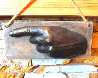 ポインティングハンド★壁掛け★ビンテージ★フィンガーポインティング★店舗什器 ポインティングハンド☆壁掛け☆ビンテージ☆フィンガー