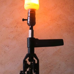 Desk lamp Loft Industrial lamp Industrial light Gift for him Home industrial decor Lighting  Vintage Industrial Lamp Industrial sculpture