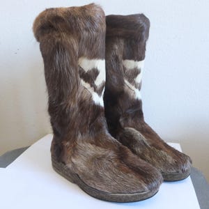Reindeer Winter Fur Boots Muklux Saаmi boots  best gift personalized gift find boots  leather boots handmade gift handmade mukluks