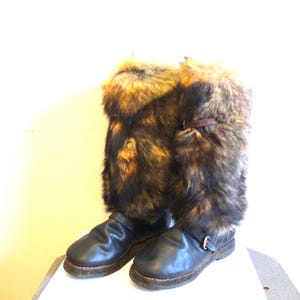 Winter men&#39;s boots Fur Boots  best gift personalized gift  gift for him   vintage boots  leather boots Muklux boots winter military boots