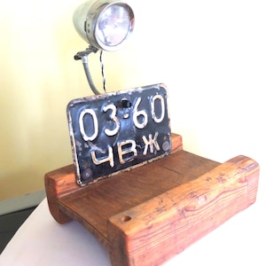 Desk lamp Loft Industrial lamp  Industrial light Gift for him Home industrial decor Vintage lighting  Retro lamp Vintage Industrial Lamp