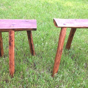 Wooden stool, vintage stool, rustic chair, chair made by hand, farmhouse chair, bathroom stool, primitive chair, vintage chair, rustic stool