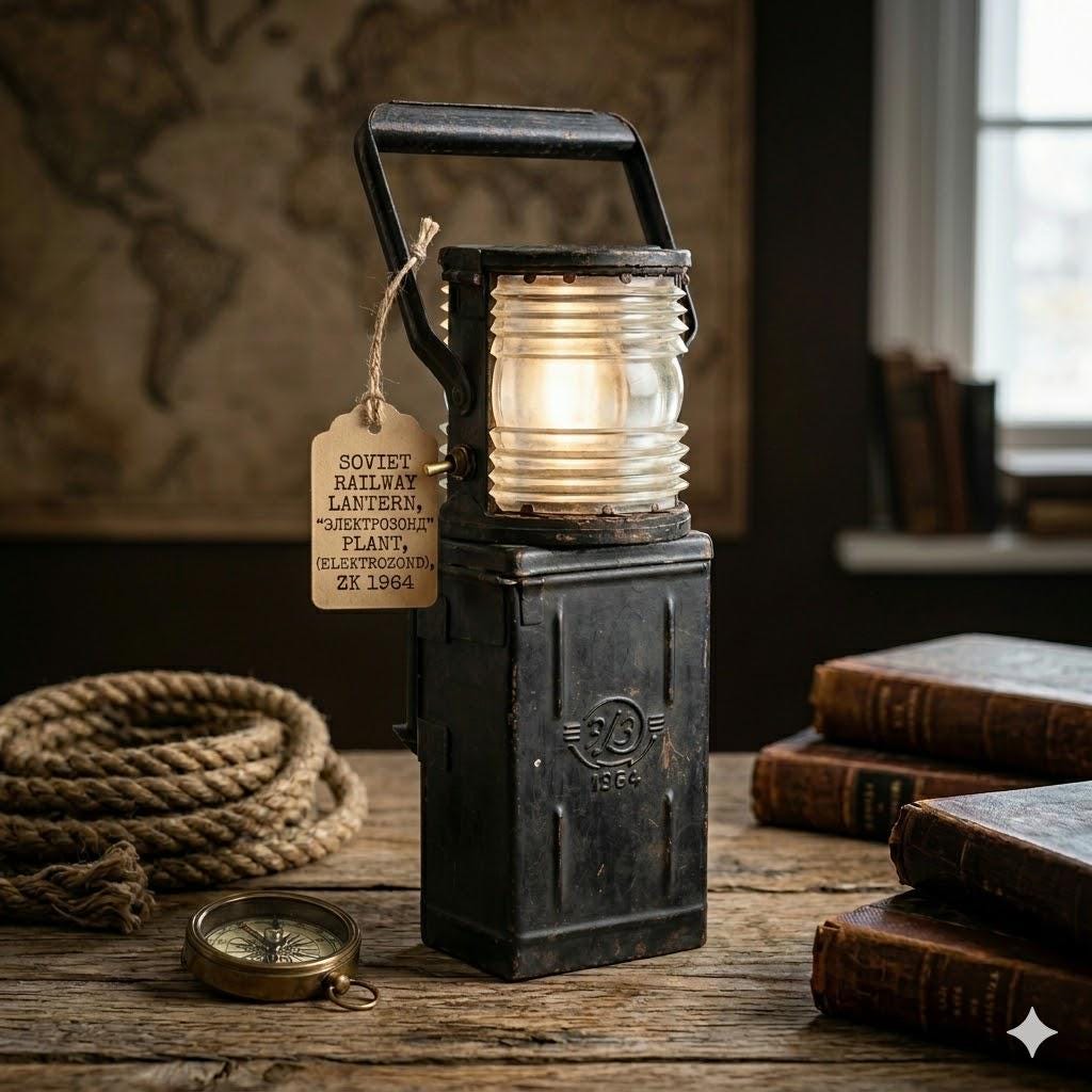 ソ連製　ヴィンテージランプ Soviet Railway Lamp - Etsy