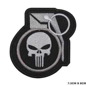 Deadpool Punisher Movie Logo Iron/Sew On Patch Embroidered Applique For Clothes