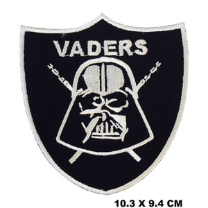 Vaders Logo Iron/Sew On Patch Embroidered Applique For Clothes