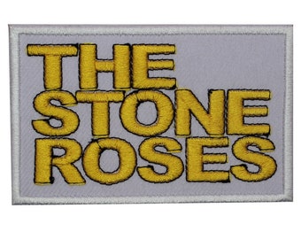 The Stone Roses Logo Iron/Sew On Patch Embroidered Applique For Clothes