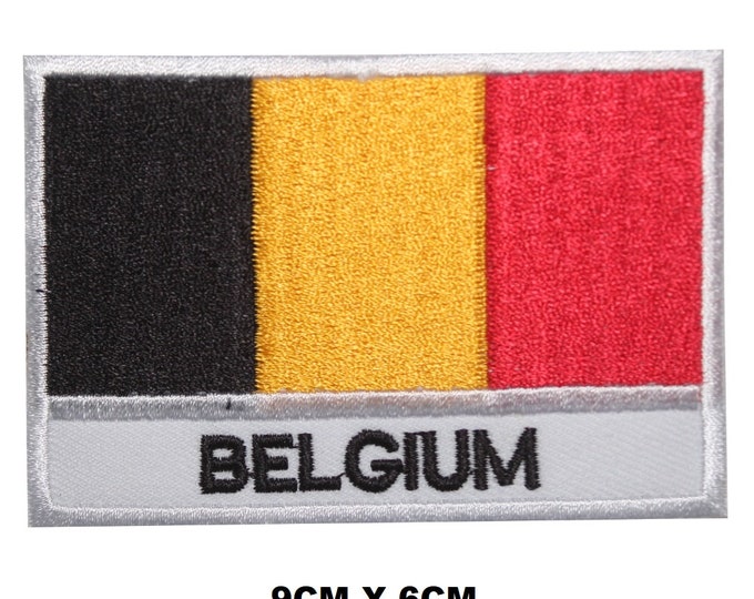 Belgium Flag Iron on Heat Transfer Vinyl HTV / Brussels / Eendracht ...