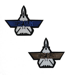 Logo Top Gun Żelazko/Naszywana aplikacja haftowana na ubrania