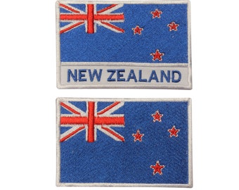 Nieuw-Zeelandse vlag logo land opstrijken/naaien geborduurde appliqué voor kleding