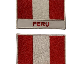 Bandiera Canada Color Patch Toppa Militare Ricamata Rettangolare con