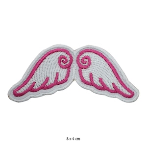 Woman Angel Wings Logo Iron/Sew On Patch Embroidered Applique For Clothes