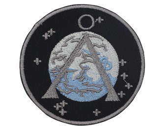 Stargate Circle Logo Iron/Sew On Patch Embroidered Applique For Clothes