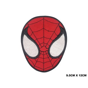 Spiderman Superhero Movie Logo Iron/Sew On Patch Embroidered Applique For Clothes