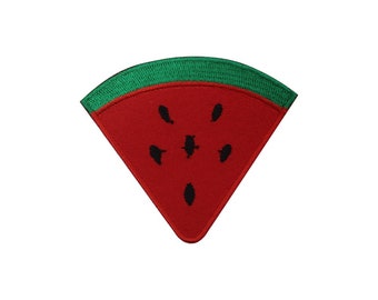 Watermeloen Slice Fruit Logo Iron/Naai Patch Geborduurde Applique voor kleding