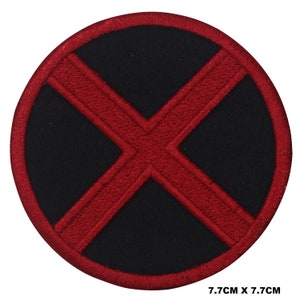 X Men Superhero Movie Logo Iron/Sew On Patch Embroidered Applique For Clothes
