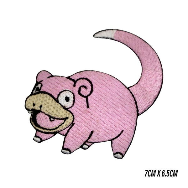 Toppa ricamata con logo del personaggio dei cartoni animati, da stirare/cucire, per vestiti