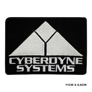 Cyberdyne Systems Logo Iron/Sew On Patch Embroidered Applique For Clothes