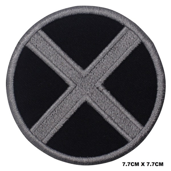 X Men Superhero Movie Logo Iron/Sew On Patch Embroidered Applique For Clothes