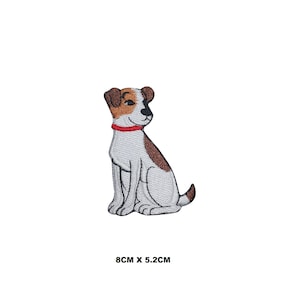 Cute Dog Cartoon Iron/Sew On Patch Embroidered Applique For Clothes