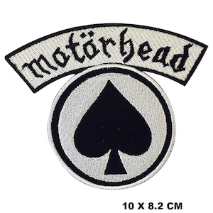 Motor Head Logo Iron/Sew On Patch Embroidered Applique For Clothes