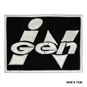 In Gen Logo Iron/Sew On Patch Embroidered Applique For Clothes