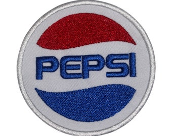 Pepsi Logo Iron/Sew On Patch Embroidered Applique For Clothes